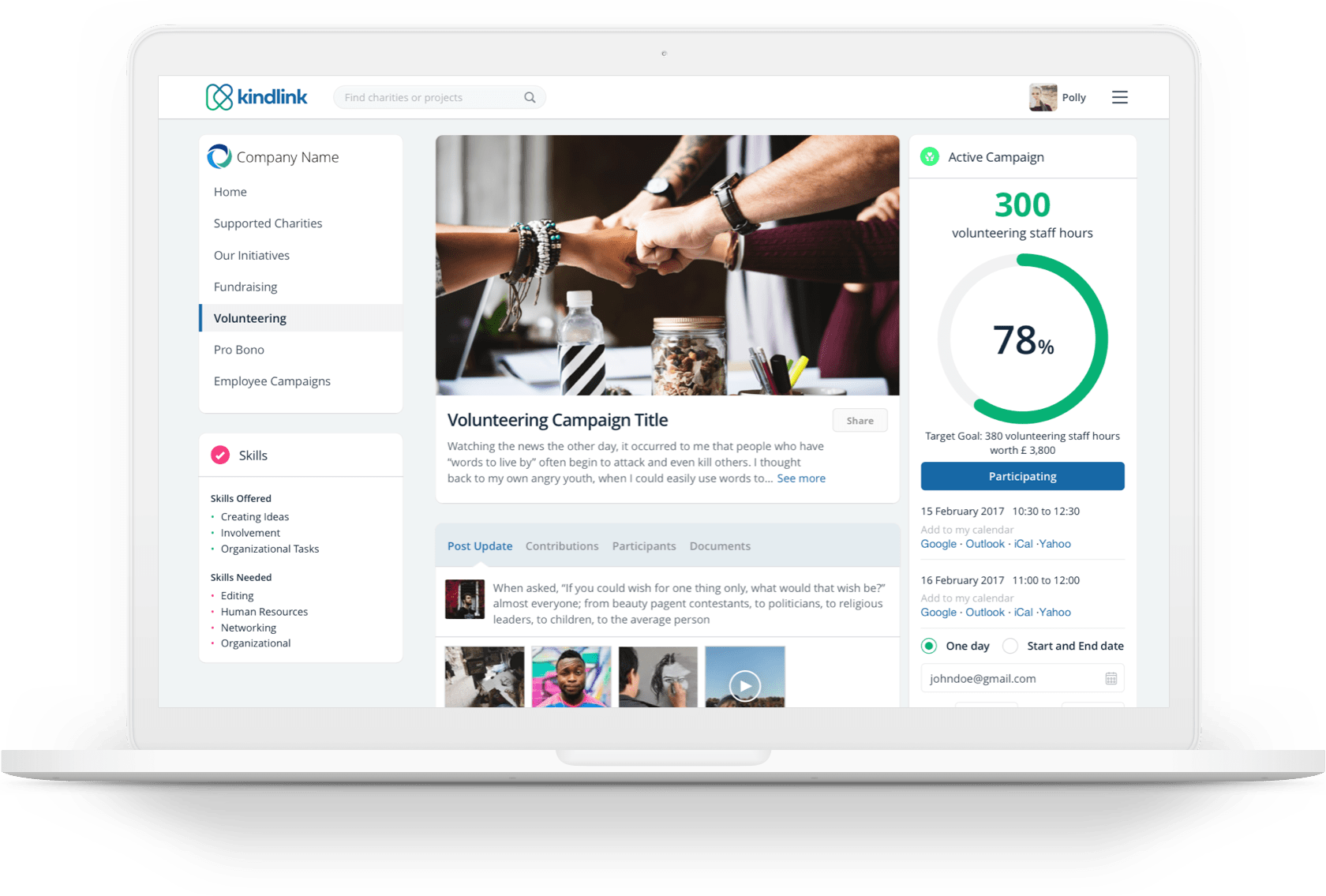 Organise your team and show your impact, all in one place