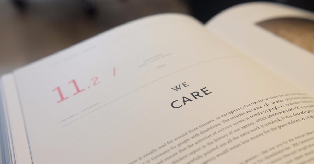 We care