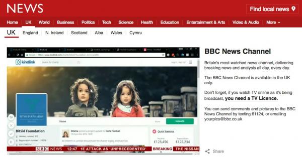 BBC featuring KindLink